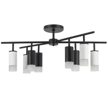Люстра потолочная 8*GU10 LR7283643741 белый/черный Rullo Lightstar