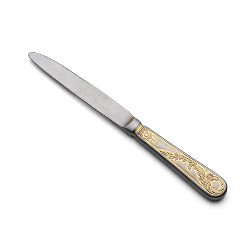 Нож десертный 20,7 см матовый с золотом Lord Vintage Style P.L. Proff Cuisine [12]