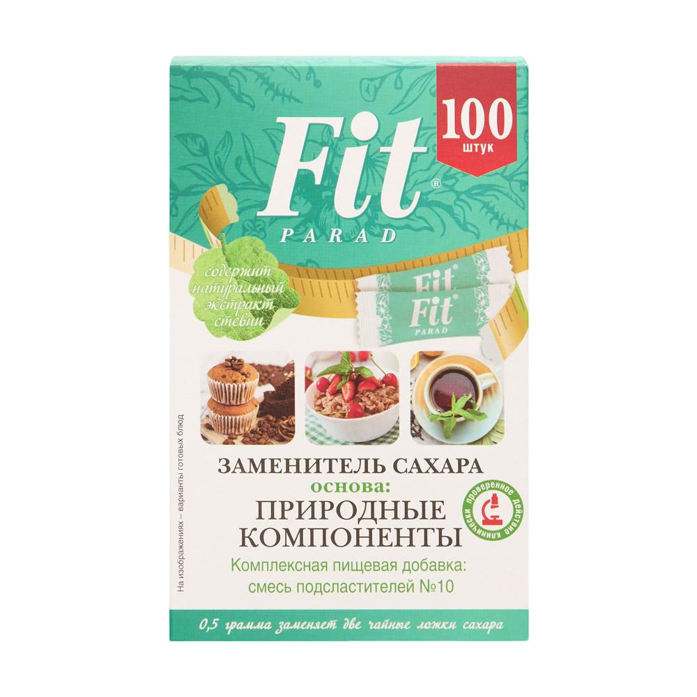 Смесь подсластителей на основе эритритола стики Fit Parad №10 60шт