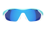 Спортивные очки с диоптриями 720armour Analog Pro / Matte Aquamarine / Matte White Gasket / Smoke Full Blue Ti Lens