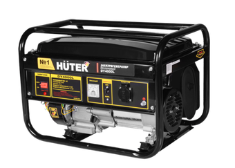 Портативный бензогенератор HUTER DY4000L - [3 кВт / 220V]