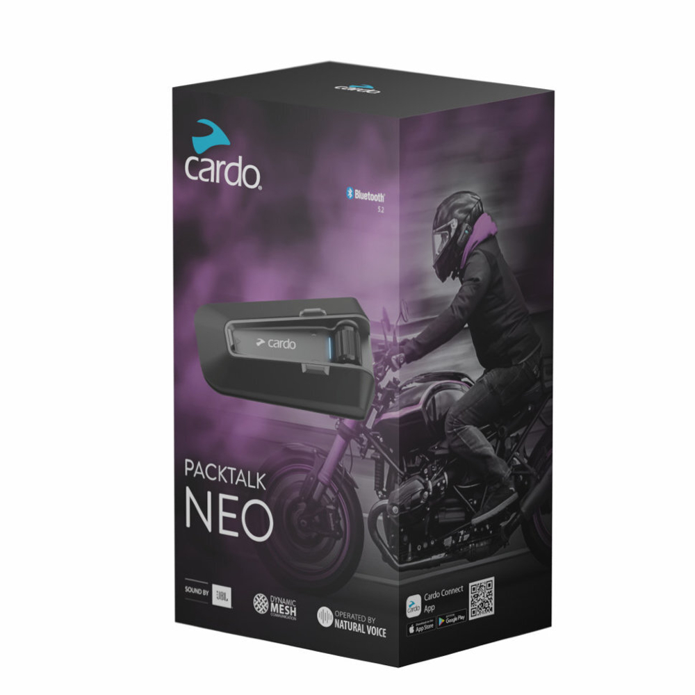 мотогарнитура CARDO PACKTALK NEO Одиночный комплект Black