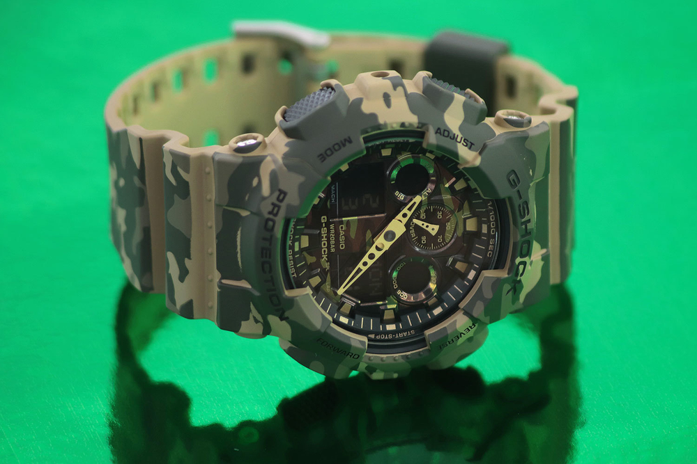 Японские наручные часы Casio G-SHOCK GA-100CM-5A