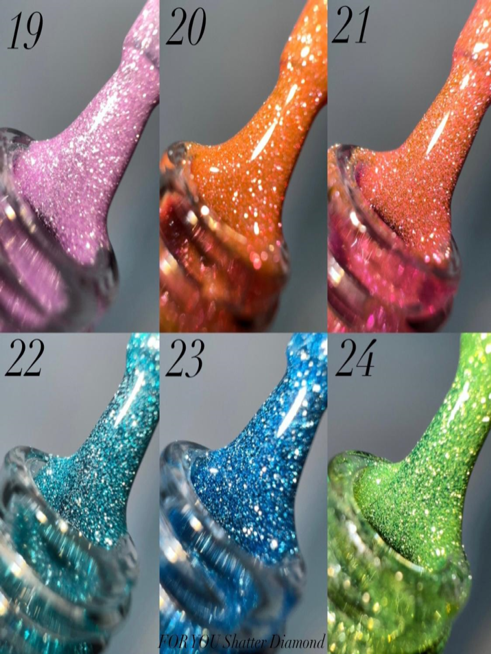 Гель-лак FOR YOU Shatter Diamond № 19