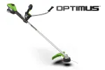Триммер аккумуляторный Greenworks TB201H, Арт. 2112407U2B, 82V, 2,0 кВт, 46 см, c трехлопастным ножом и кусторезом, бесщеточный, с 2АКБ 5Ач и двойное ЗУ