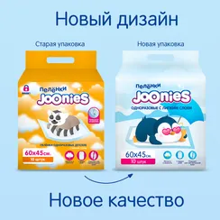 Пелёнки одноразовые Joonies 45х60 см 10 шт.