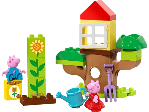 Конструктор LEGO Duplo 10431 Peppa Сад и домик на дереве