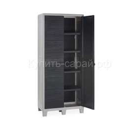 Уличный пластиковый шкаф Toomax Woody's XL Shelves