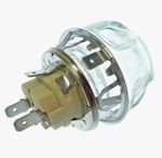 Патрон в сборе с лампочкой и плафоном для духового шкафа плиты Electrolux - 3890793346, 3890793247