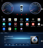 Магнитола для Mercedes-Benz GL X166 2012-2015 NTG 4.5 - FarCar MB1003 монитор 12.3" на Android 13, Быстрая, CarPlay, 4G SIM-слот
