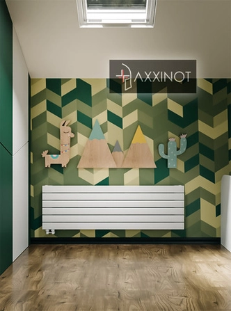 Axxinot Adero Z 2250 - горизонтальный трубчатый радиатор шириной 2250 мм, белый
