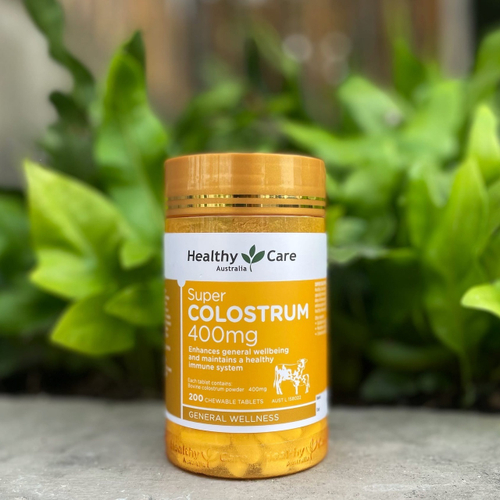 Супер Молозиво Коровье Колострум Super Colostrum 400 mg. Healthy Care Australia