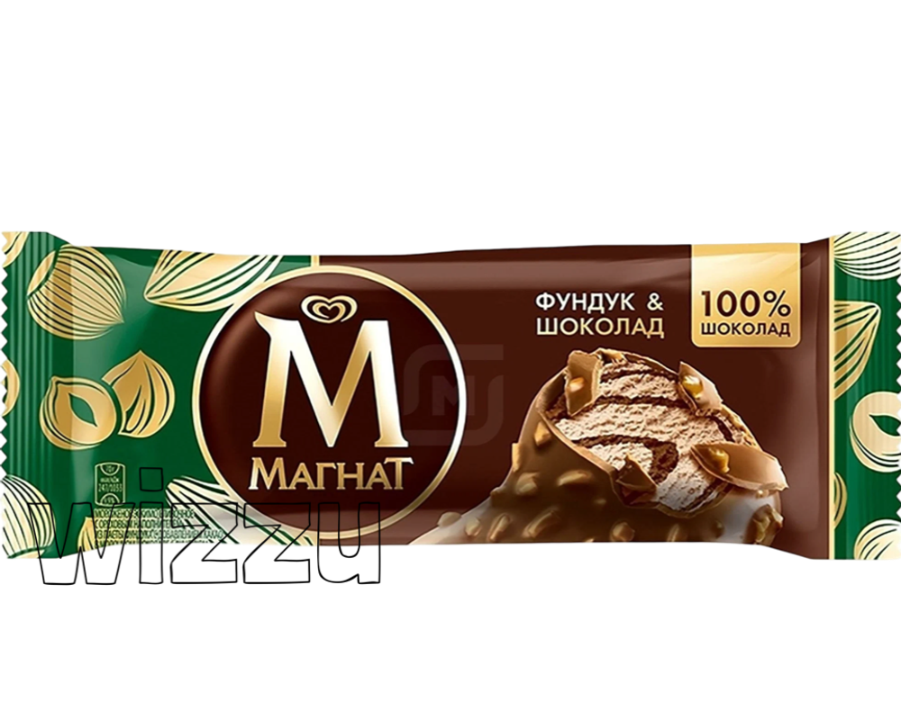 Мороженое Магнат Фундук и Шоколад 70г Инмарко, шт