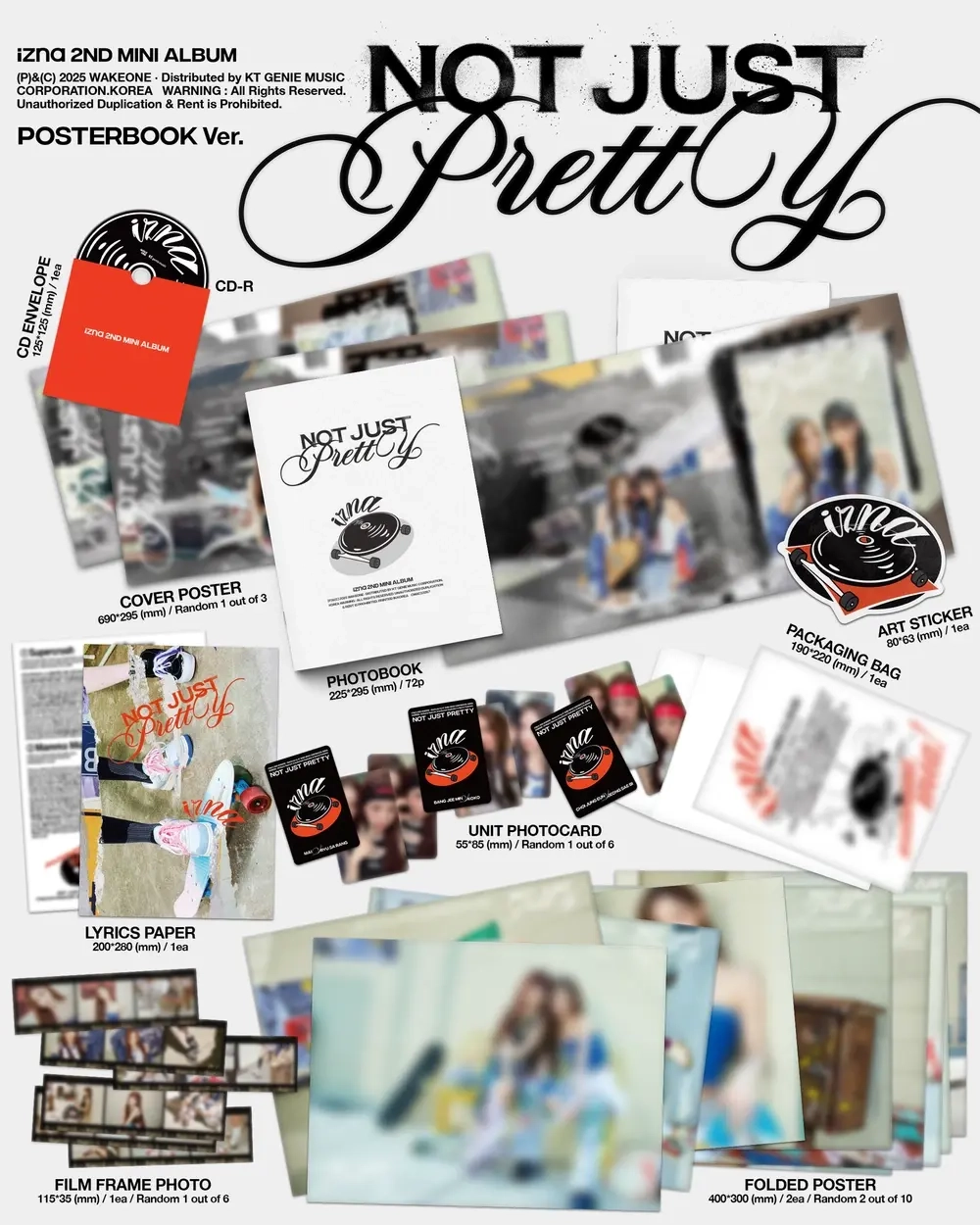 Альбом izna - Not Just Pretty (POSTERBOOK Ver.)