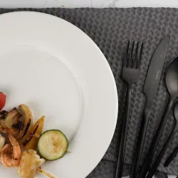 Тарелка d 25,5 см h2,5 см белая фарфор Classic P.L. Proff Cuisine [4]