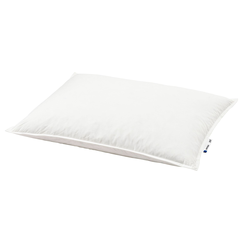 Подушка высокая IKEA LUNDTRAV (ЛУНДТРАВ), Белый, 50х80 см