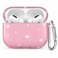 Чехол Gurdini для наушников Apple Airpods Pro 2 Diamond розовый