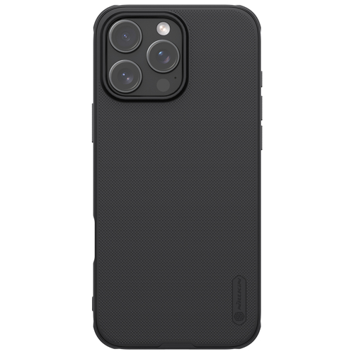 Чехол противоударный от Nillkin c поддержкой зарядки MagSafe для iPhone 16 Pro, серия Super Frosted Shield Pro Magnetic Case