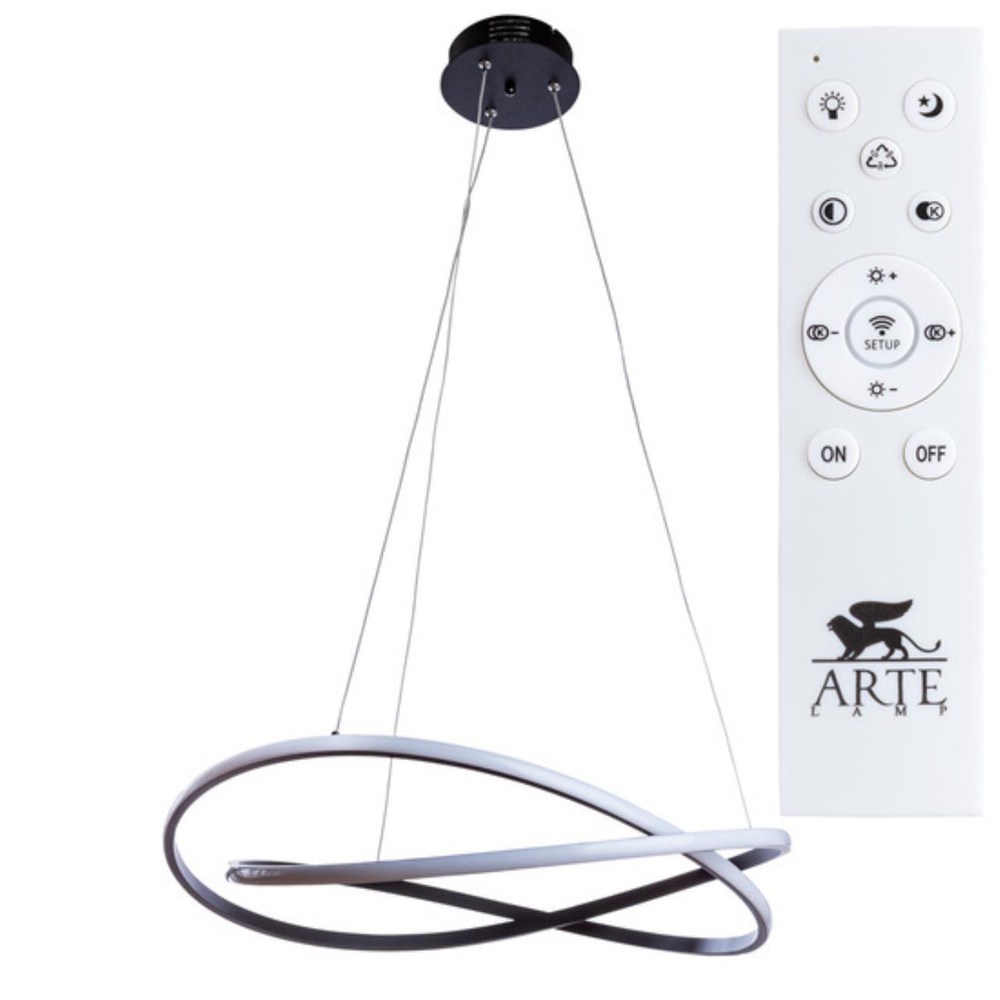 Подвесной светодиодный светильник Arte Lamp SWING A2522SP-2BK