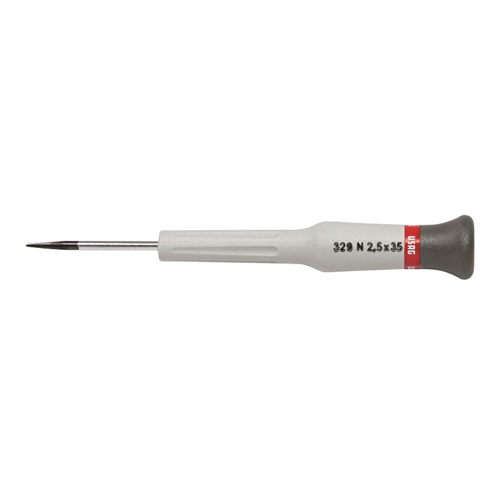 329 N Шлицевая отвертка 0,3x1,8x35, USAG (Италия)