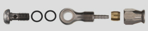 Торм. фитинги 6-200425 набор банджо поворотный Shimano, Avid, Hayes, Magura(без MT серии) HK-HST02-DIY блистер ALLIGATOR