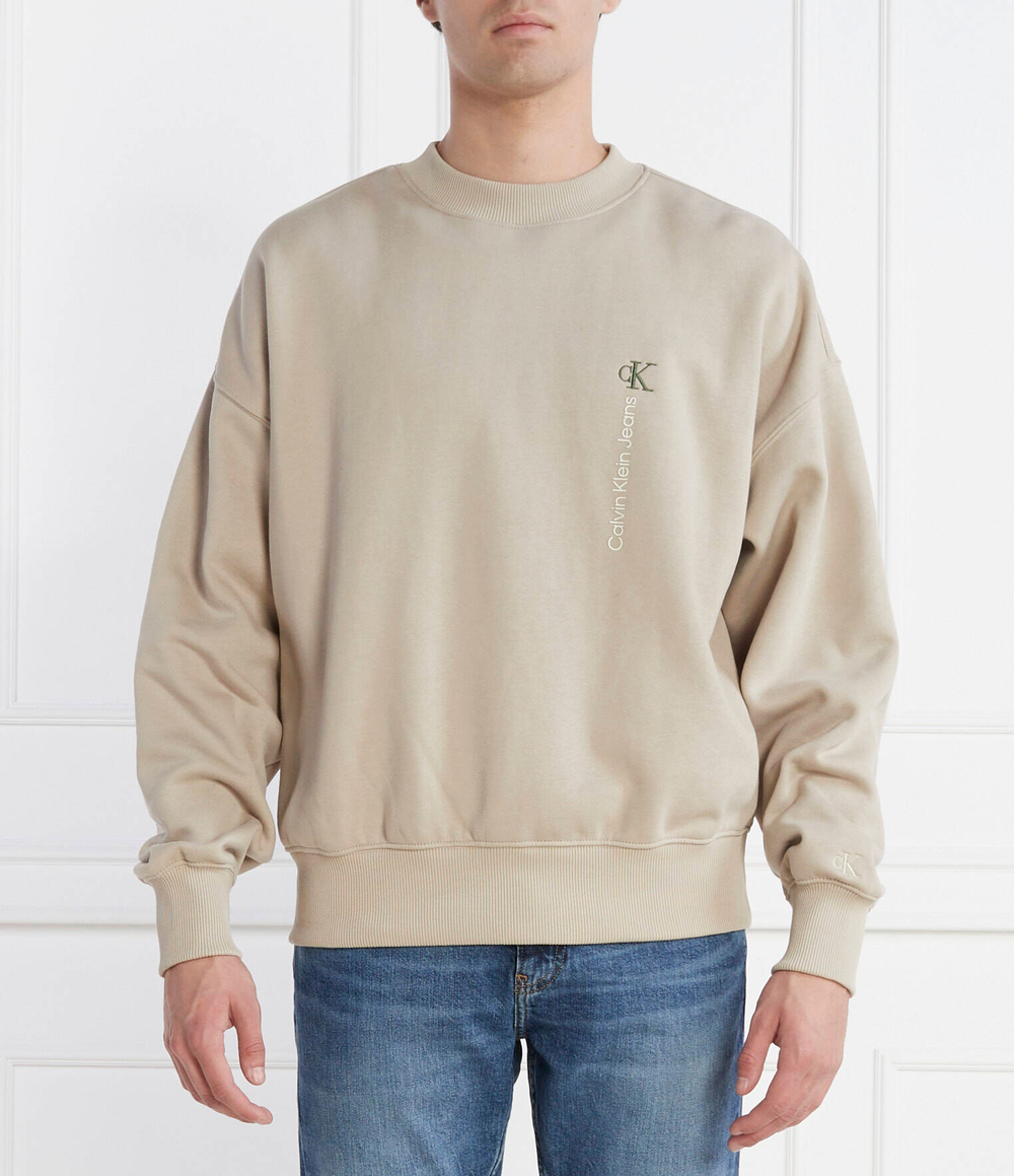 Худи VERTICAL INSTITUTIONAL CALVIN KLEIN JEANS - бежевый(J30J324119)