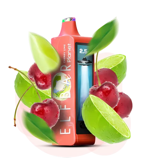 Elf Bar Planet 25000 - Cherry Lime (5% nic)