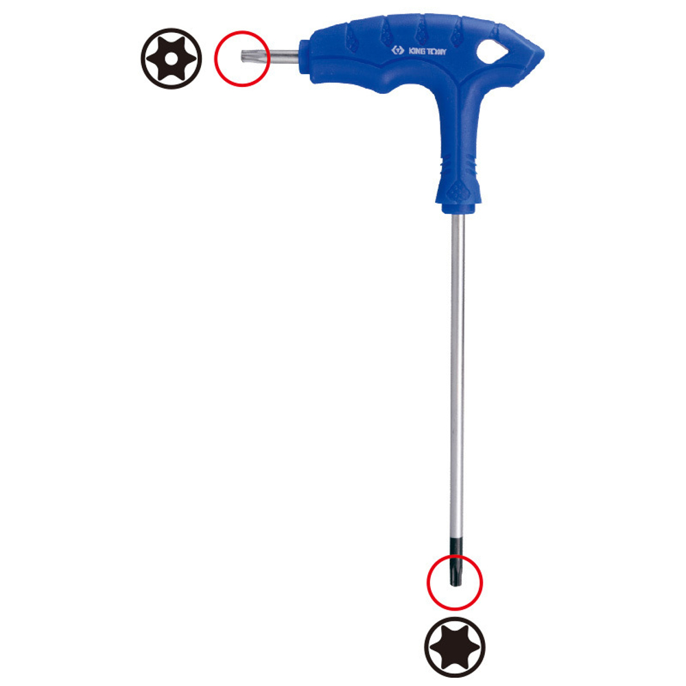 KING TONY (116330R) Ключ L-образный TORX Т30