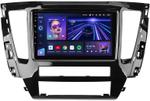Магнитола для Mitsubishi Pajero Sport 3 2020-2024, Montero Sport (прямоугольный климат, рамка 9) - Teyes CC3 на Android 10, Быстрая, QLED, CarPlay, 4G SIM-слот