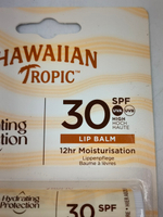 Бальзам для губ Hawaiian Tropic SPF 30, увлажняющий, 4 г (США)