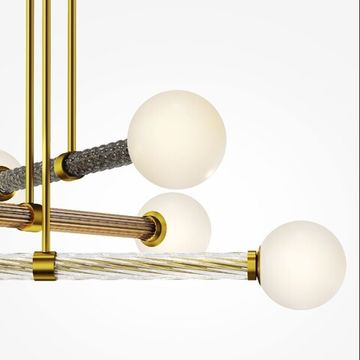 Потолочная люстра 6*G9 MOD287PL-06BS латунь Teatro Maytoni