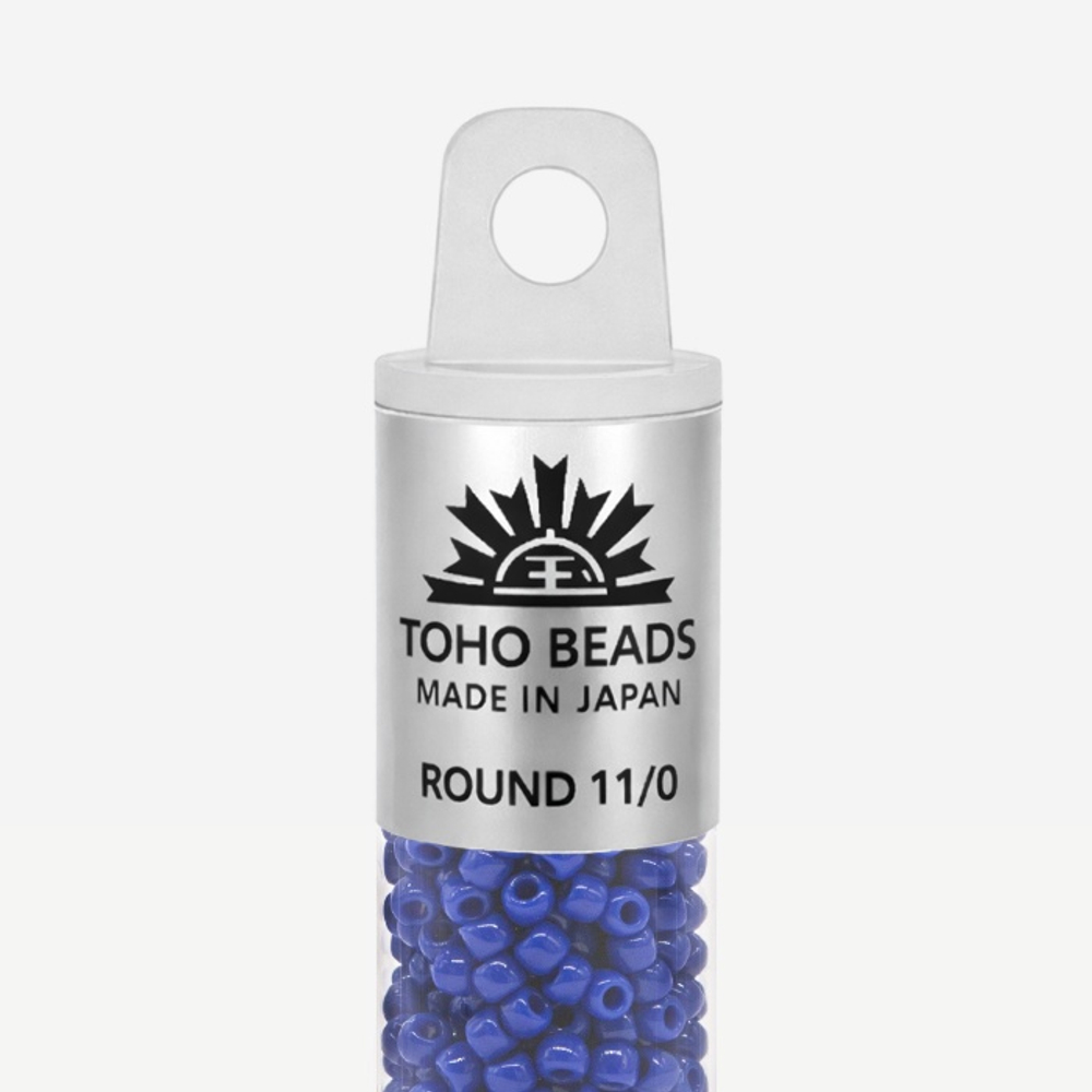 Японский бисер TOHO Round 11/0 (№48), непрозрачный глянцевый