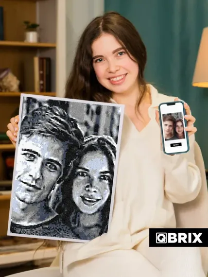 Картина по номерам из любой фотографии QBRIX ПОЛНОЦВЕТ 30Х40
