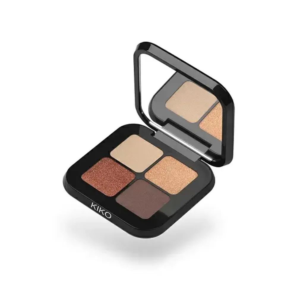 Палетка для глаз KIKO Milano Bright Quartet Baked Eyeshadow Palette - 03