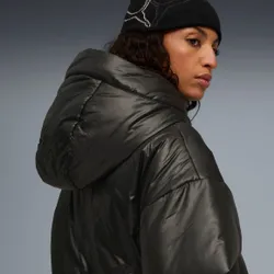 Куртка утепленная женская PUMA WARDROBE ESS Shiny Hooded Padded Jacket