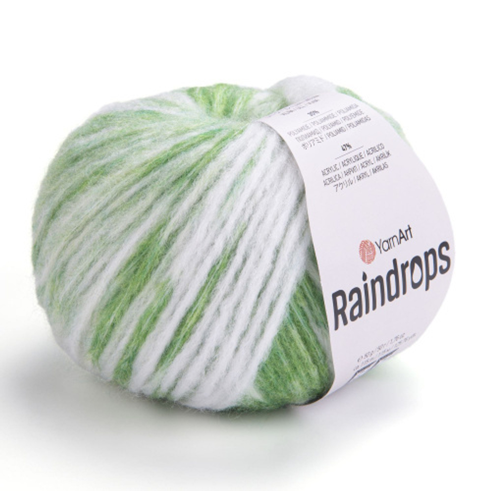 Пряжа Raindrops, 50г, 115м, 18%шерсть, 35%полиамид, 47%акрил (цена за 1шт)
