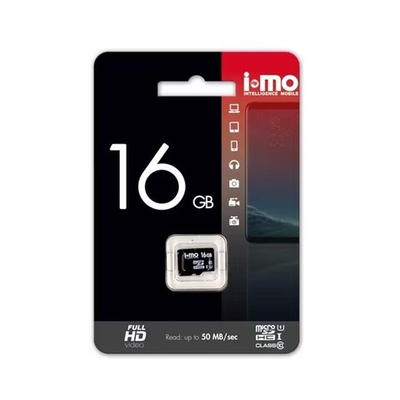 Карта памяти IMO 16GB MicroSDHC UHS-I без адаптера