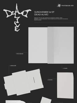 (ПРЕДЗАКАЗ) Альбом SUNG HAN BIN - DEAD:ALIVE 1st EP Album PHOTOBOOK RANDOM Version