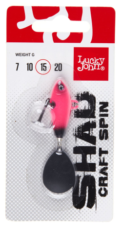 Тейл-спиннер Lucky John SHAD CRAFT SPIN 15.0г  021 в блистере