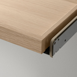 IKEA KOMPLEMENT  (ИКЕА КОМПЛЕМЕНТ)  -  Выдвижной лоток с вкладышем для обуви - имитация беленого дуба/светло-серый 50x35 см