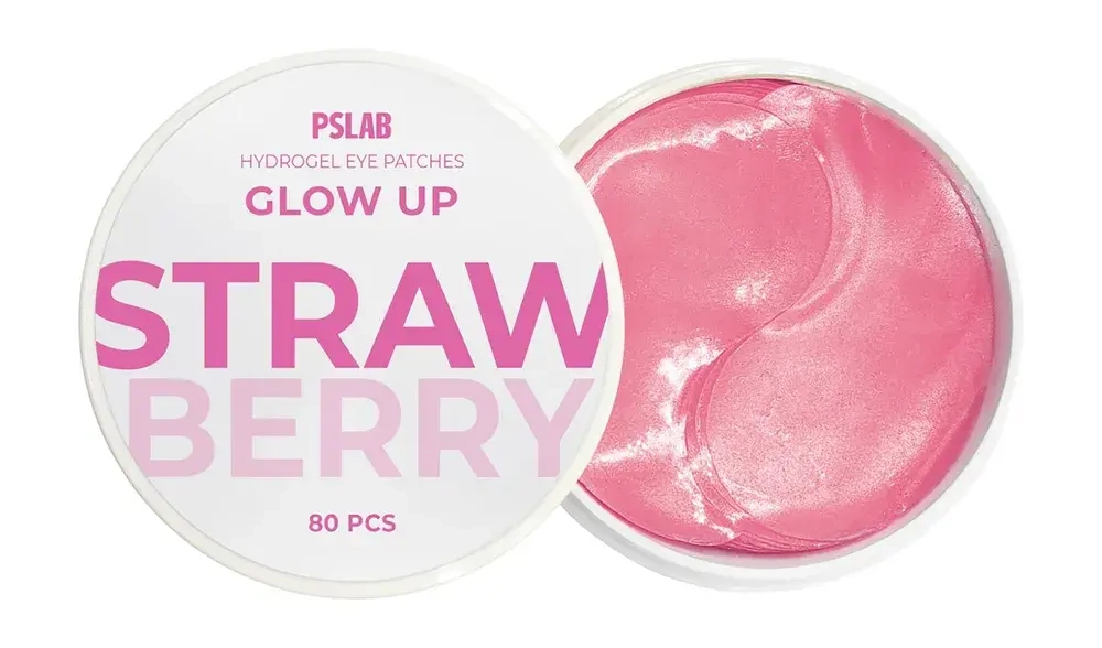 Гидрогелевые патчи против темных кругов с экстрактом клубники PSLAB Glow Up Hydrogel Eye Patch 80 шт