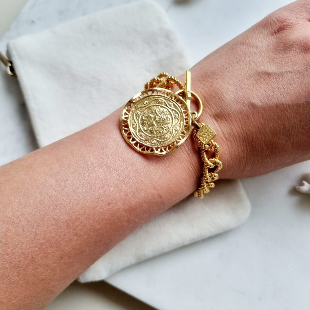 Браслет Anne Klein с монетой