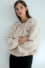 Жакет оверсайз из габардина - H&M