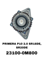 Генератор 23100-0M800 на Nissan PRIMERA 2.0 P10/P11 SR20/M11 SR20 SR18DE, SR20DE— купить в Алматы | ADAL AUTO