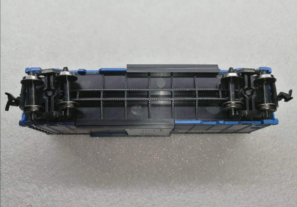 Модель Крытого вагона 40 box with sliding для Железной дороги HanFly Metal Model Train, 1 состав - HF98210 , Возрастные ограничения от 14+