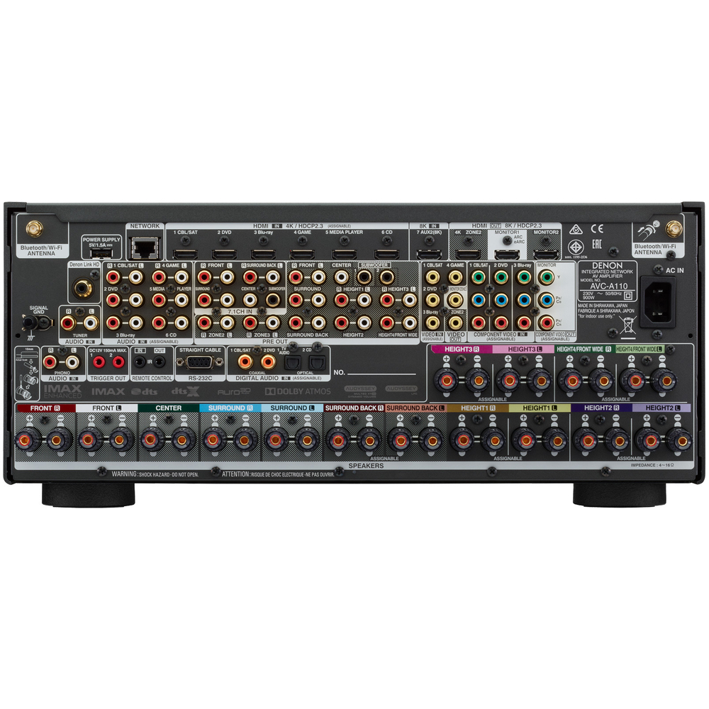 AV-ресивер Denon AVC-A110, Silver Graphite