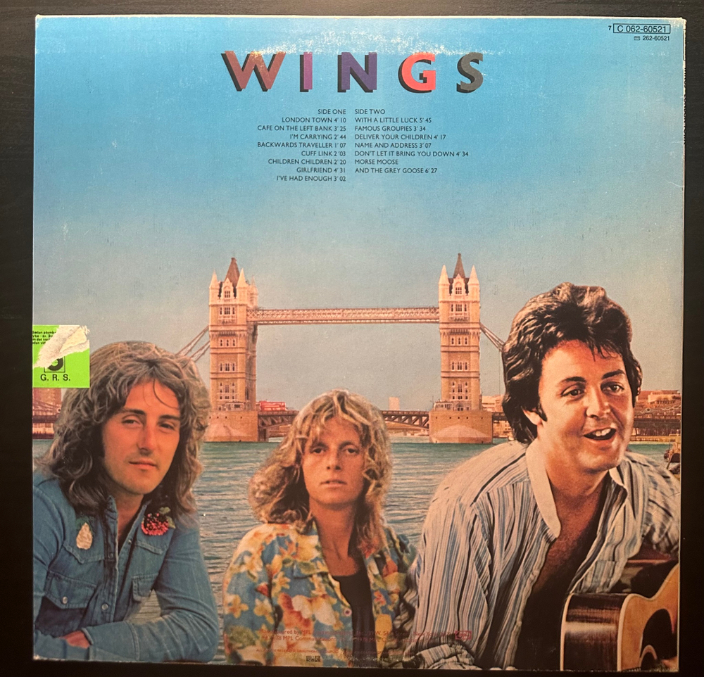 Wings - London Town (Скандинавия 1978г.)