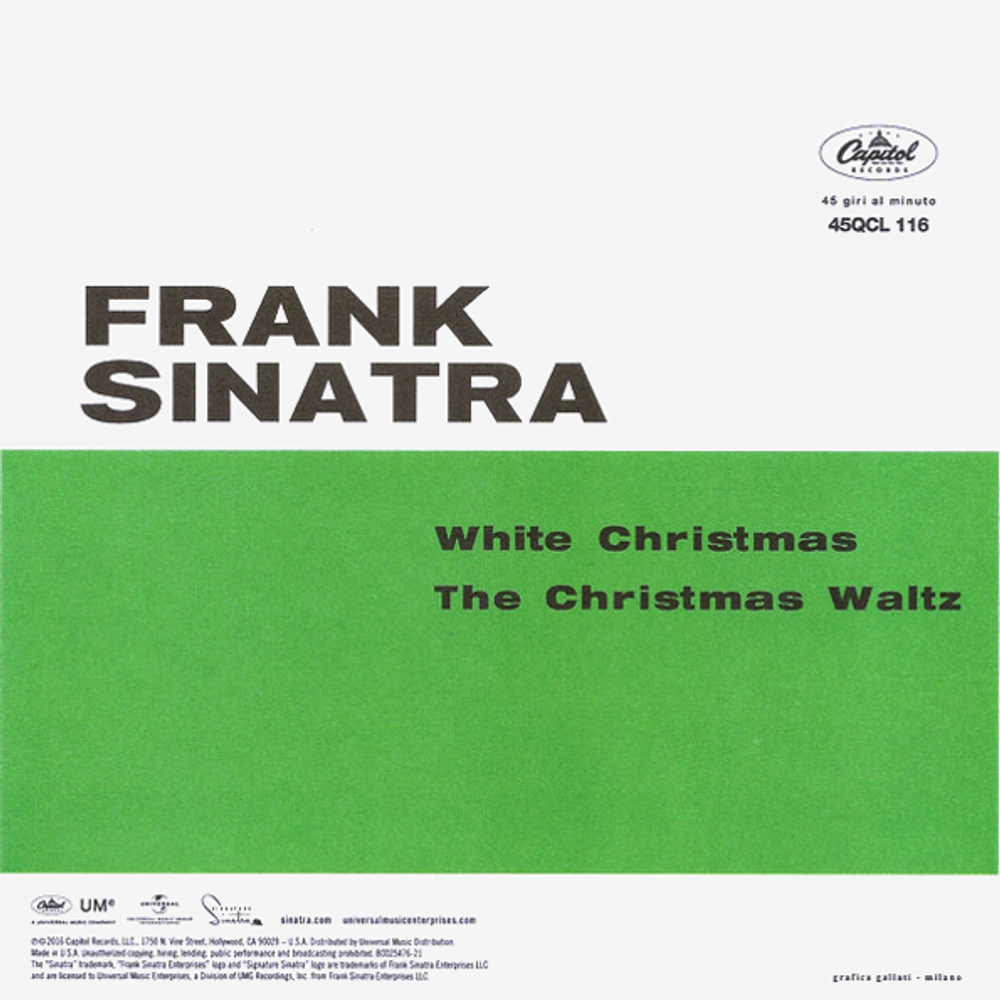 Frank Sinatra / White Christmas, The Christmas Waltz (Coloured Vinyl)(7" Vinyl Single)