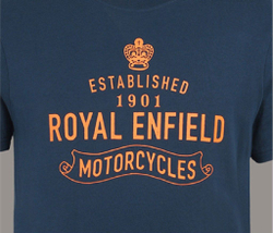 Футболка Royal Enfield RE Crown Graphic T-Shirt Navy