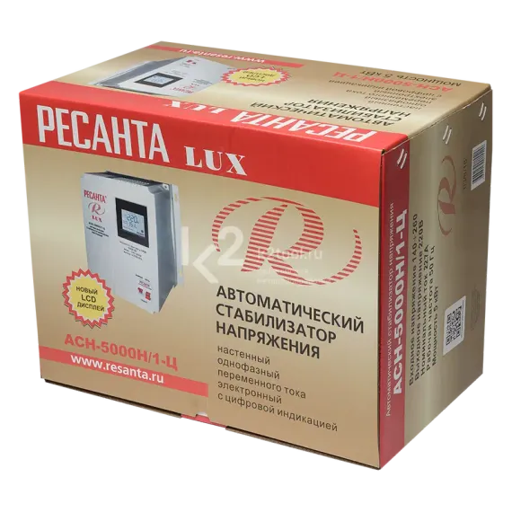 Стабилизатор напряжения Ресанта АСН-5000Н/1-Ц LUX
